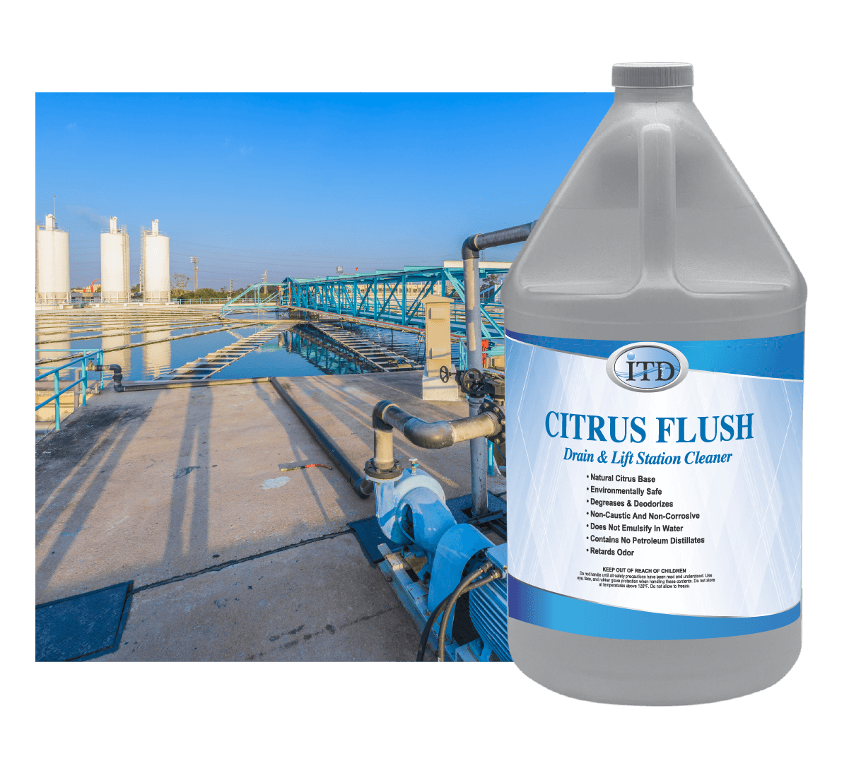 Citrus Flush  – Drain & Lift Station Cleaner