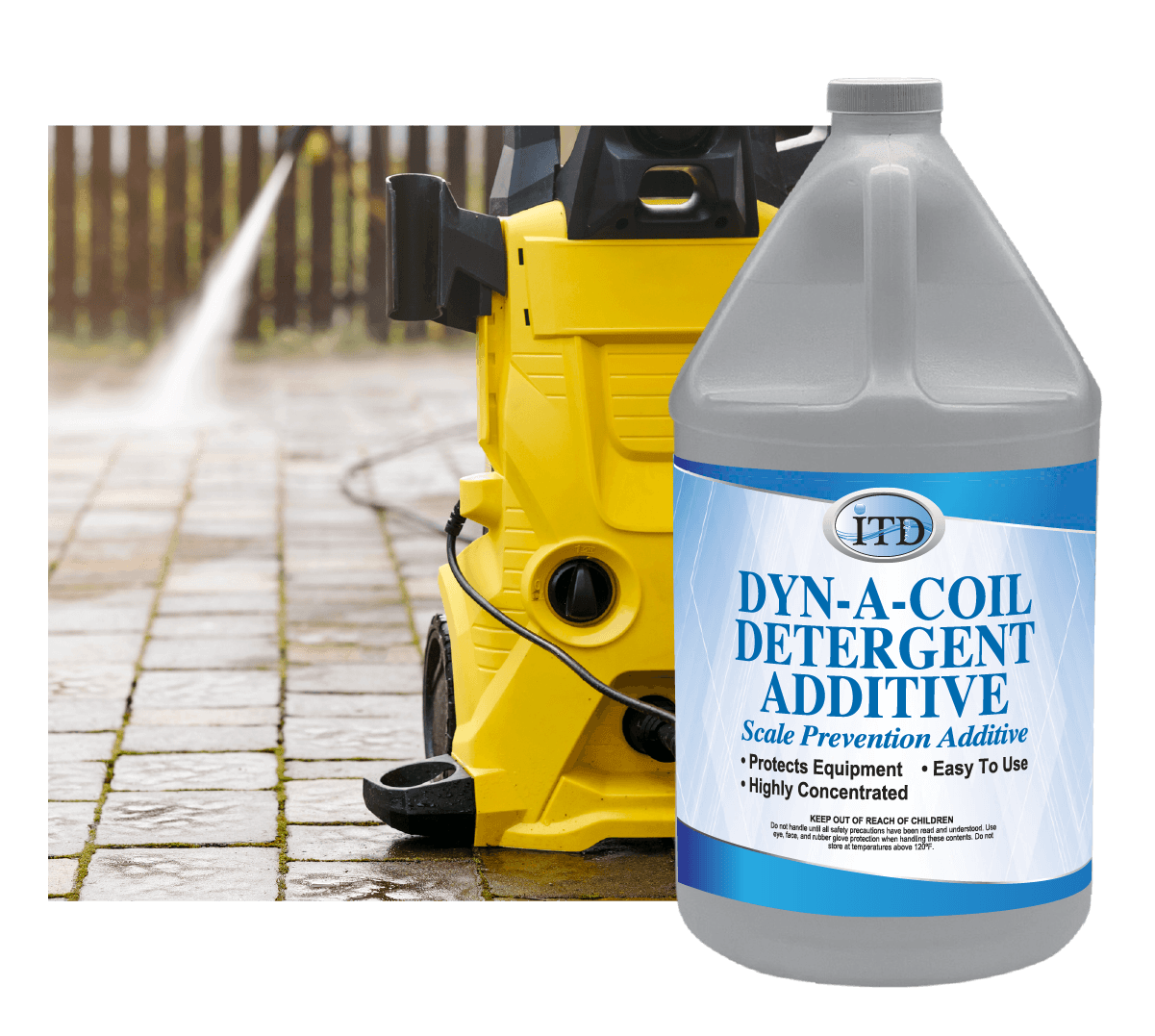 Dyn-a-Coil Detergent Additive – Scale Prevention Product
