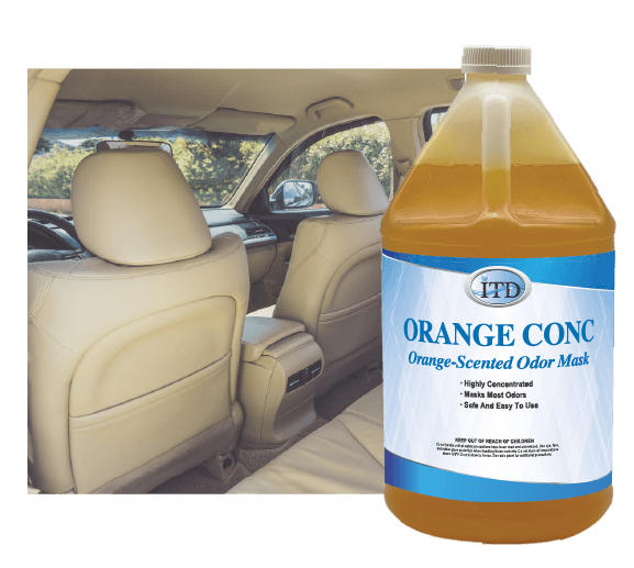 Orange Conc.- Remove Odor From Vehicles & Waste Areas