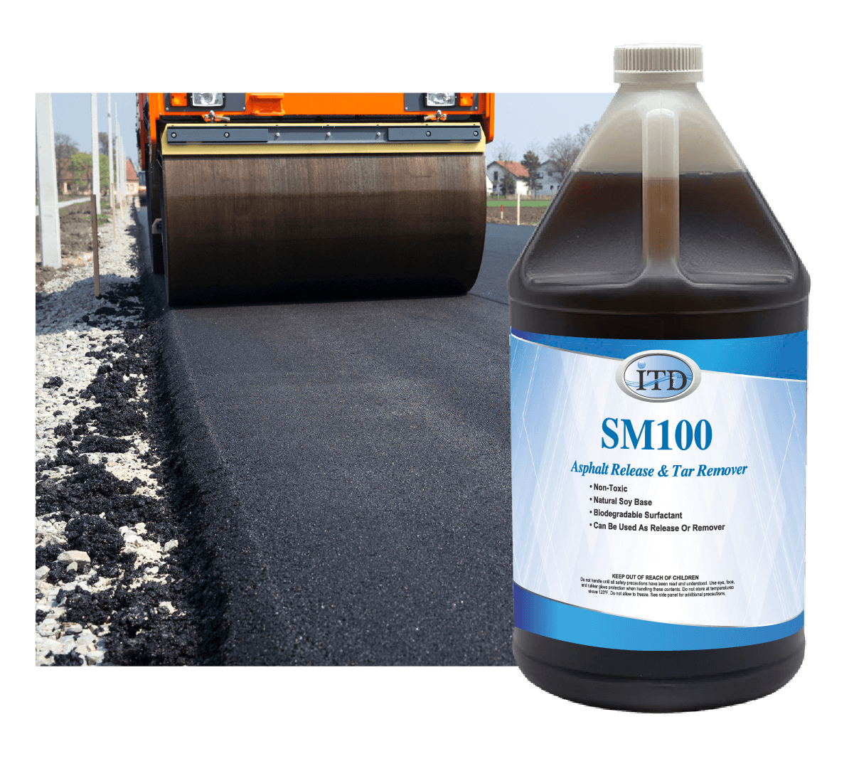 SM100 – Soy-Based Asphalt Release & Remover