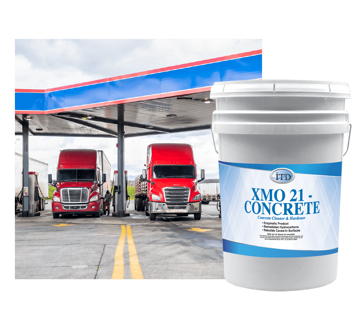 XMO 21 – Concrete Cleaner & Hardener