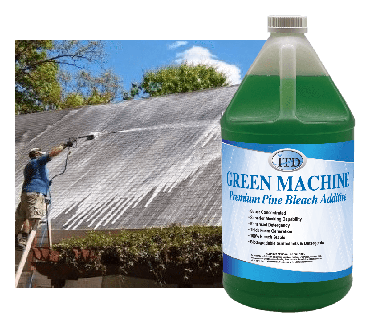 Green Machine – Premium Pine Bleach Additive