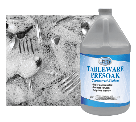 Tableware Presoak – Soften Food Soils