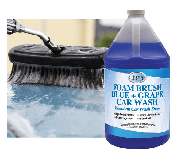 Foamy Brush Blue/Grape – Premium Self Serve Car Wash Soap